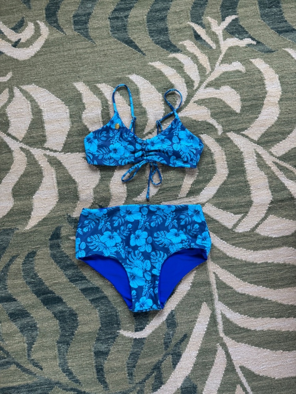 Hinano by Flying Cloud Two piece set, Blue, Medium